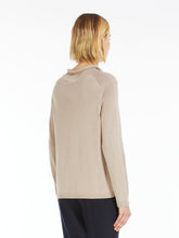 Afbeelding in Gallery-weergave laden, &#39;S MaxMara Cotton yarn neck sweater Re beige
