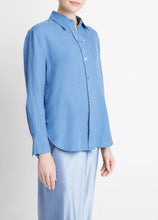 Afbeelding in Gallery-weergave laden, Vince Linen Easy Button-Front Shirt
